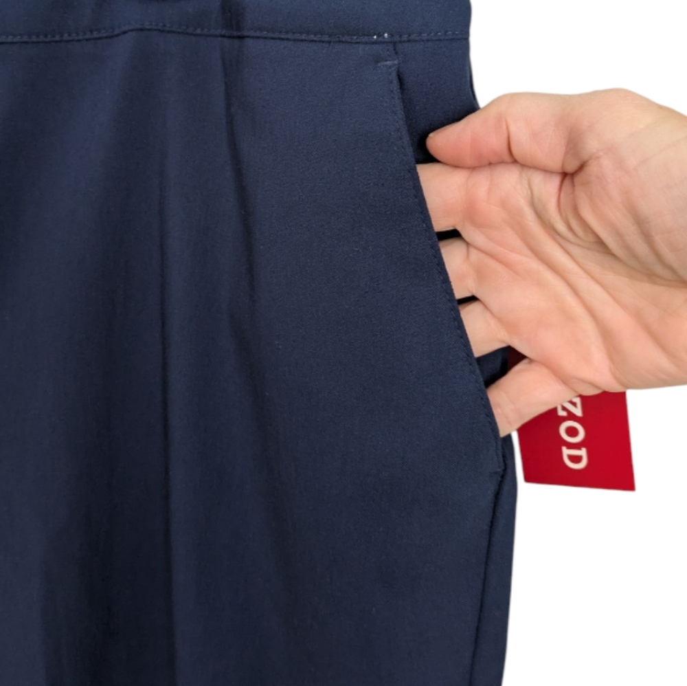 Izod Women's Navy Blue Stretch Dress Pants Size 12 NWT - Picture 12 of 16